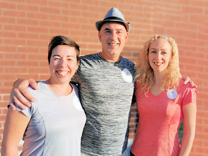 Anick Côté, Victor Quintanilha et Karine Pinheiro